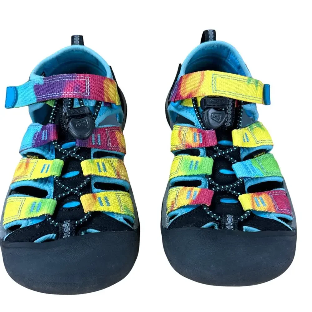 KEEN Newport H2 Youth 2 Kids Rainbow Tie Dye Water Hiking Sandals 1018441